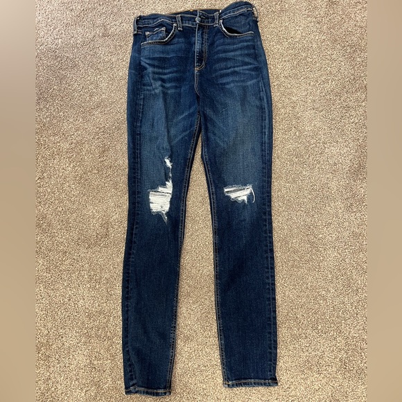 Rag and Bone destroyed high rise jeans. Size 29. - Picture 6 of 12